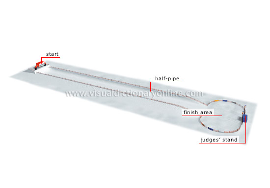 competition site: half-pipe