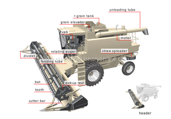 combine harvester